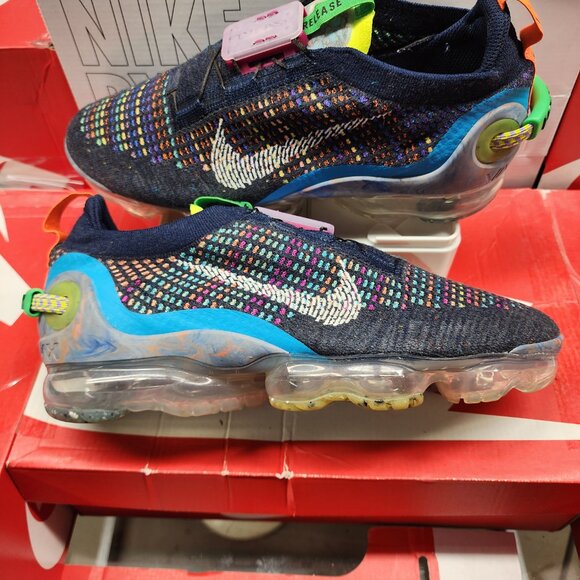 Nike Air VaporMax 2020 Flyknit 'Deep Royal Blue Multi' (1037) - Picture 2 of 4